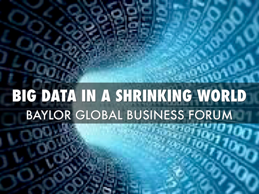 big data in a shrinking world