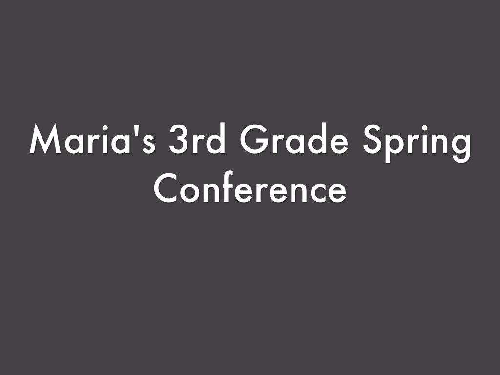 Maria Spring Conference 