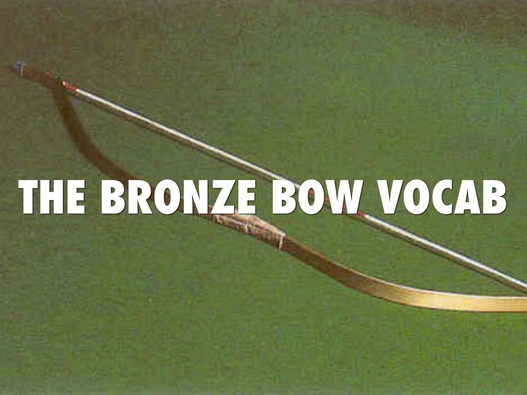 The Bronze Bow Voc. by Carlton Howard