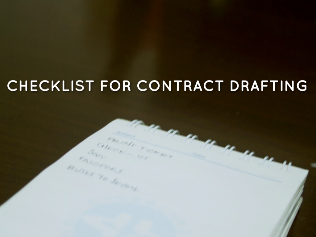 Contract Drafting Marathon