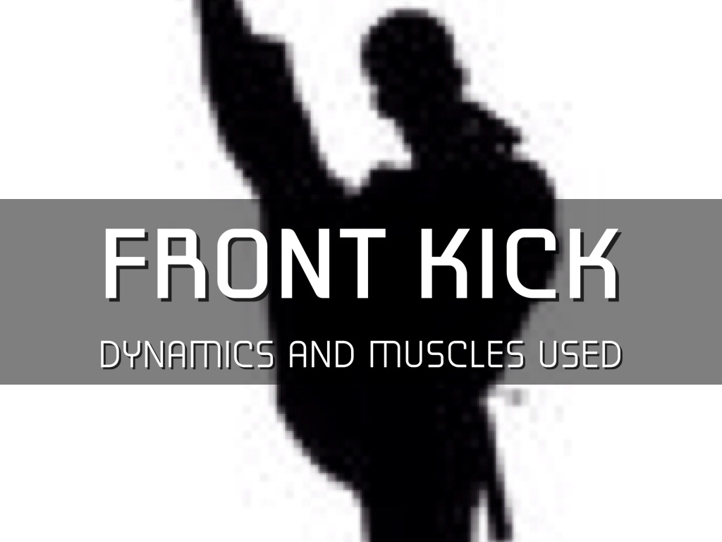 Front Kick Dynamics