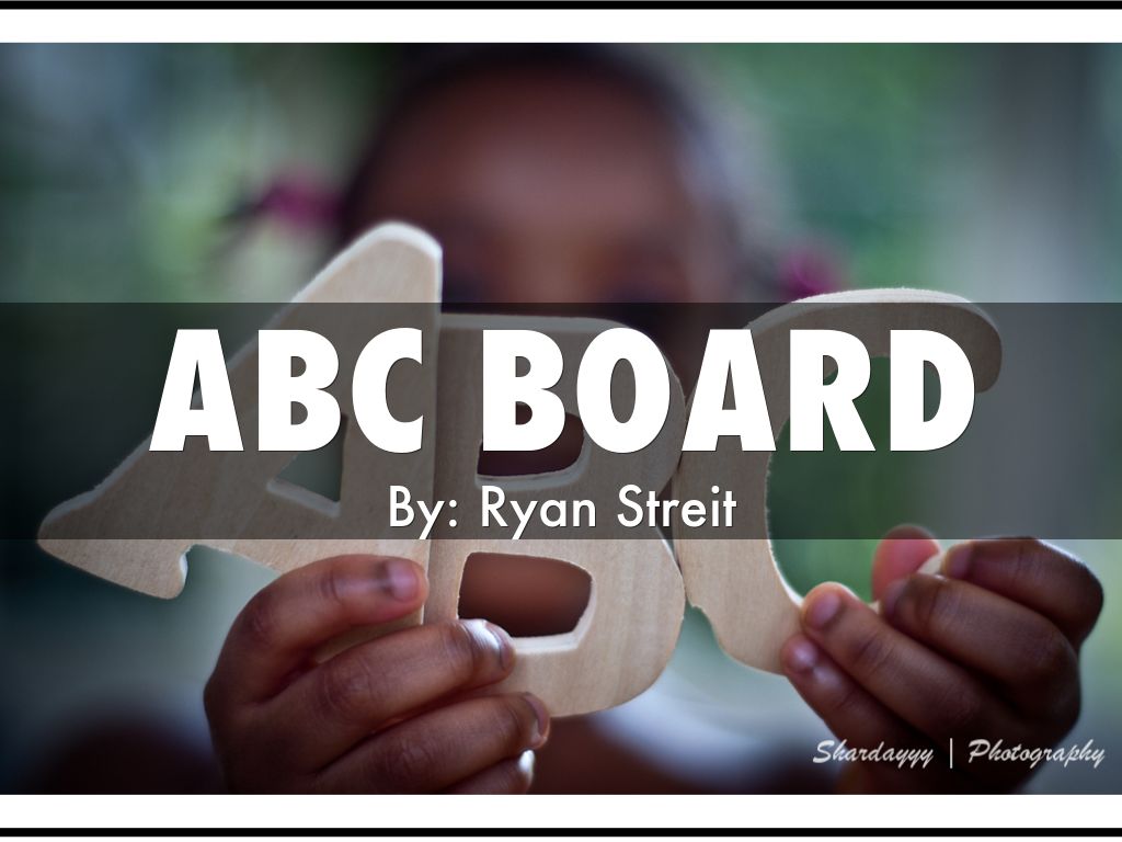 ABC Board by streitr19