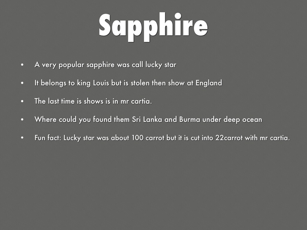 Sapphire