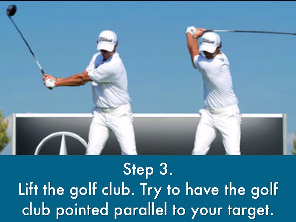 Steps To Hit A Golf Ball by Nick Tomas