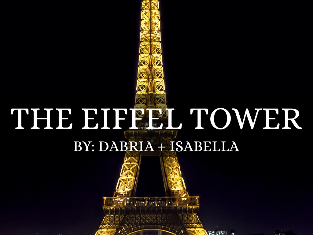 THE EIFFEL TOWER
