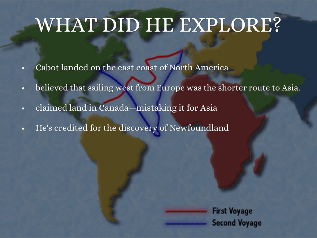 Why does john. Джон Кабот его маршрут. John Cabot Voyage Map. Джон Кабот карта.