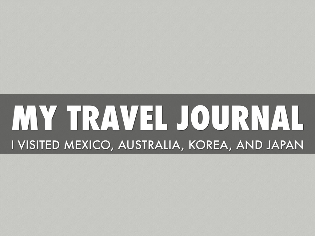My Travel Journal-Geo