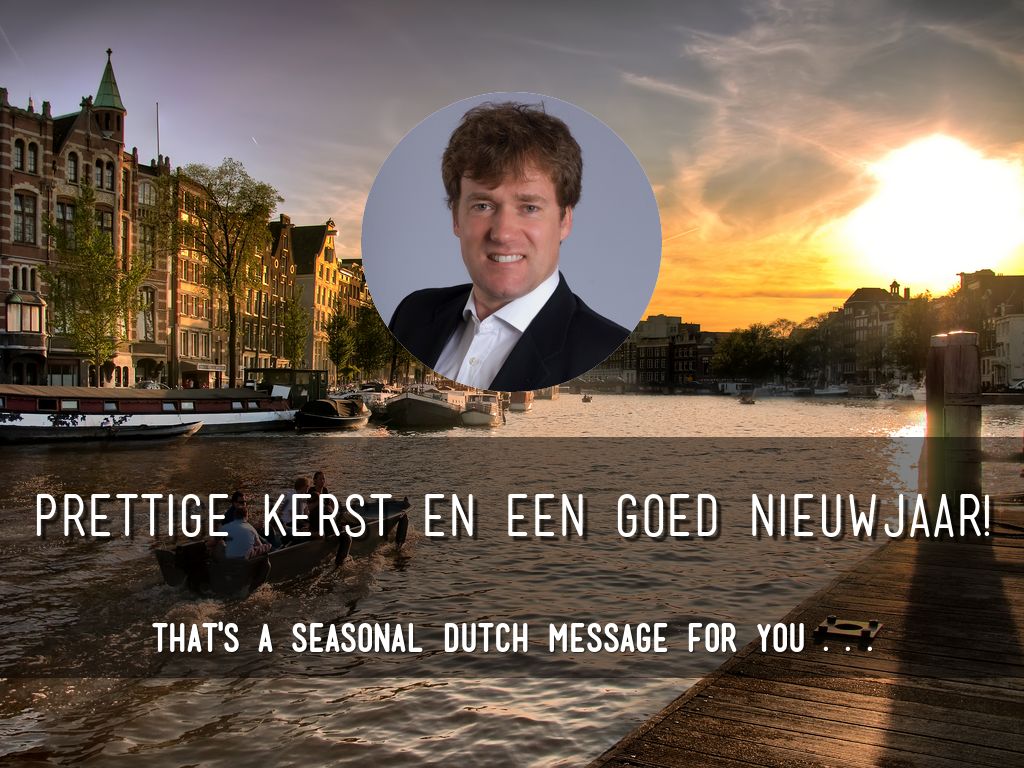 Prettige kerst en een goed nieuwjaar!
