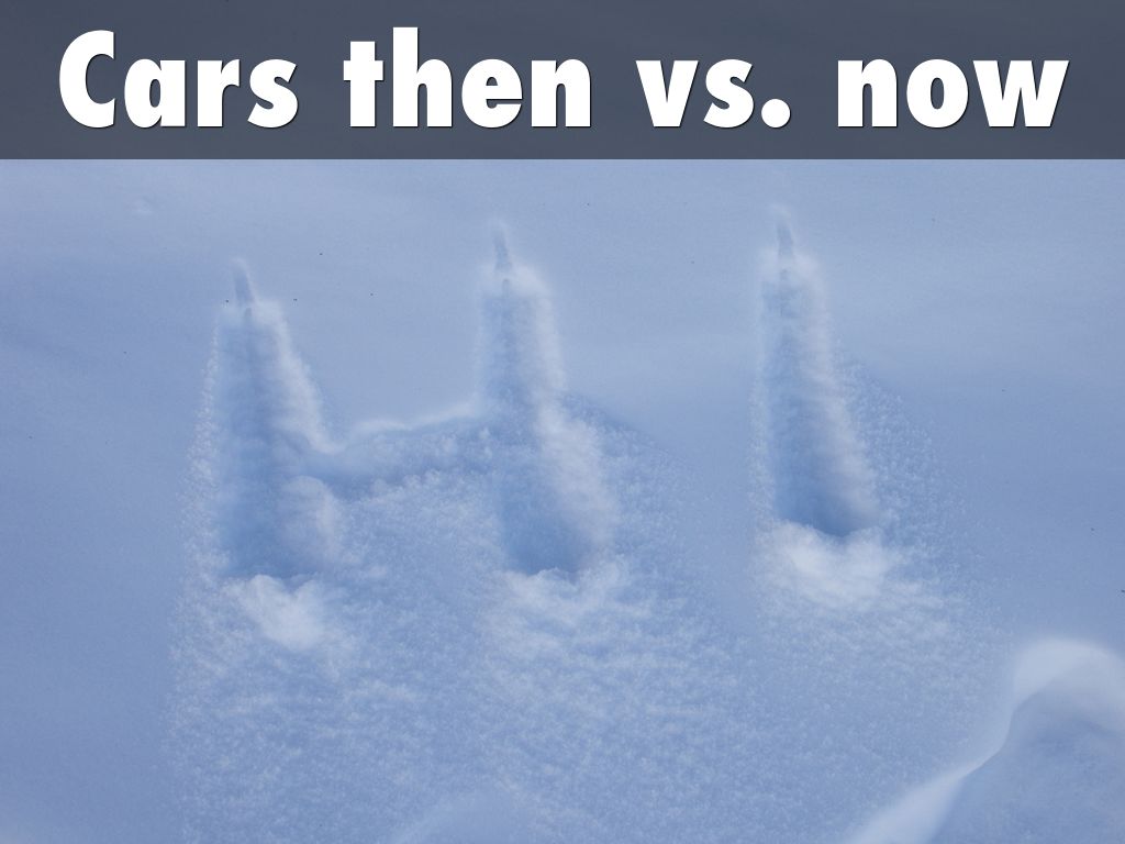 Cars then vs. now