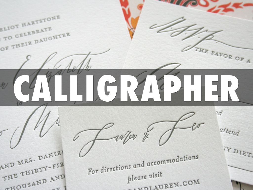 CALLIGRAPHER