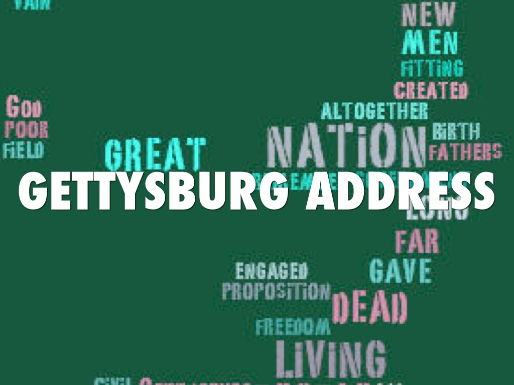 Gettysburg Address 