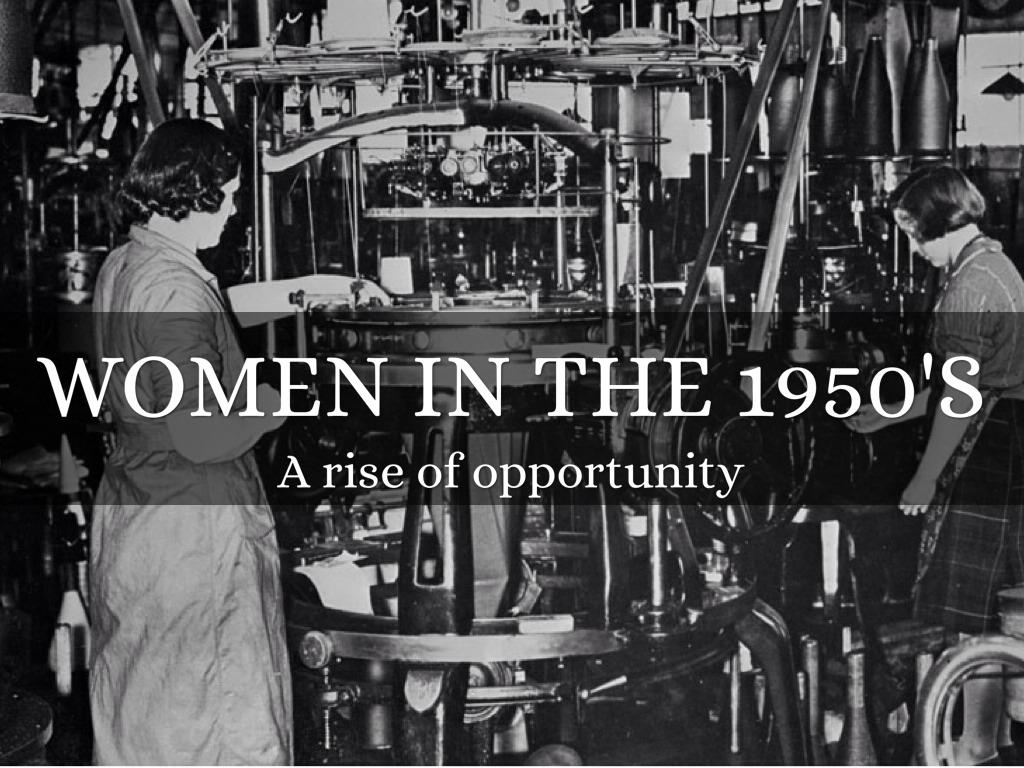 women in the 1950's
