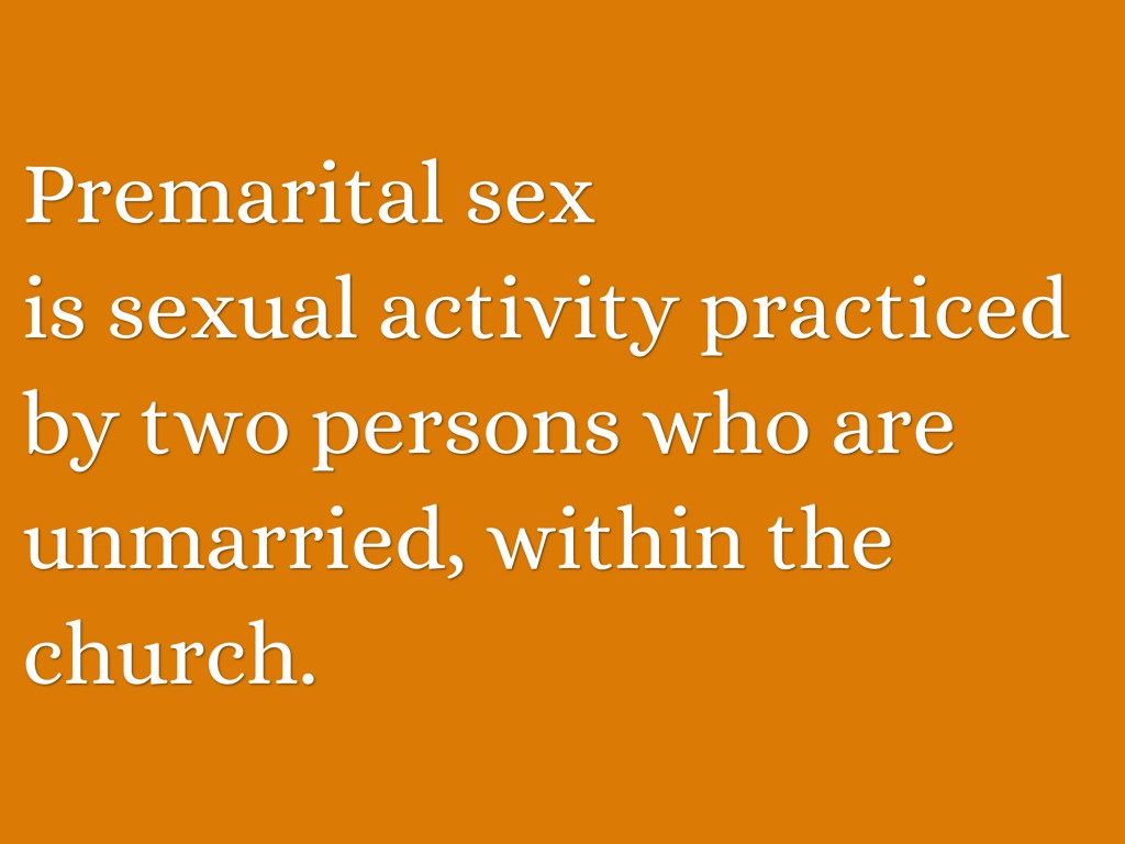 Contraceptives And Premarital Sex 