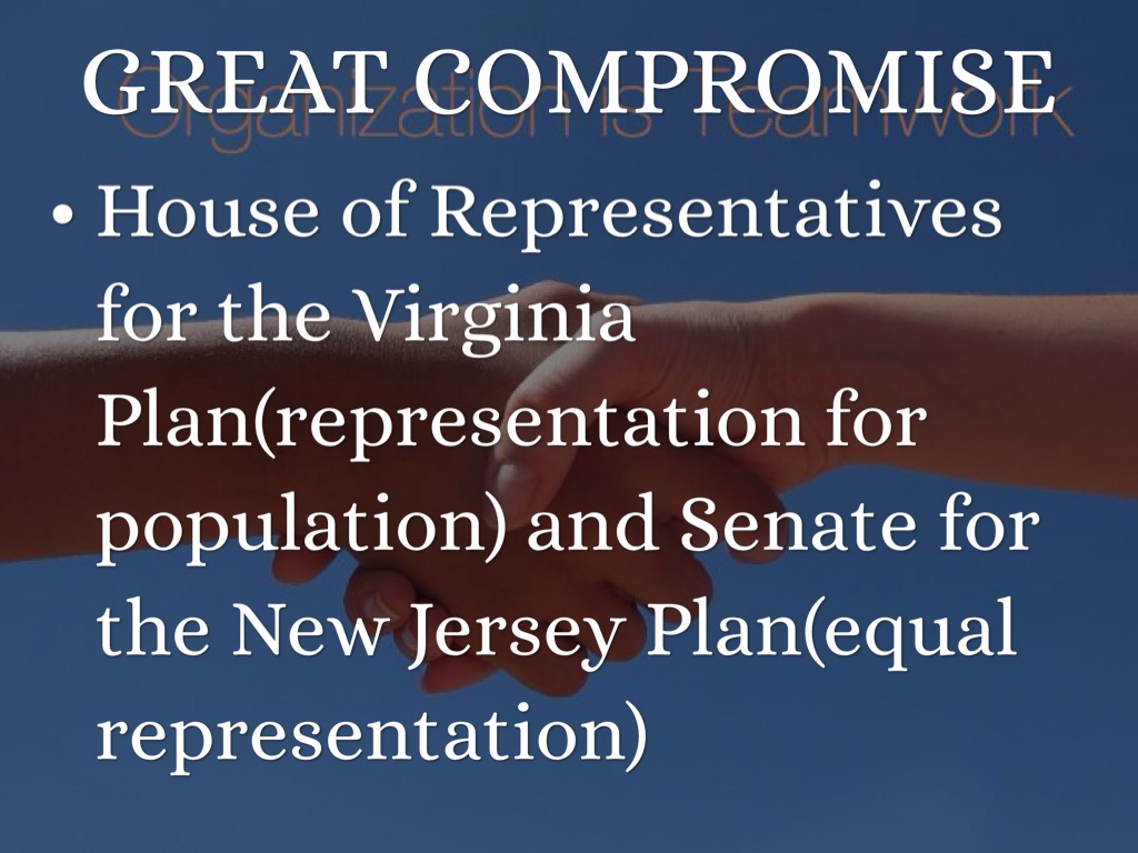 what was the great compromise the virginia plan and the new jersey plan Under the articles of confederation, investigate the two proposals (virginia and new jersey plans) for a new arrangement, and analyze the role of the connecticut plan and great compromise in the development of the united states constitution by completing this inquiry, students will begin to understand the importance of compromise in. what was the great compromise the virginia plan and the new jersey plan Under the articles of confederation, investigate the two proposals (virginia and new jersey plans) for a new arrangement, and analyze the role of the connecticut plan and great compromise in the development of the united states constitution by completing this inquiry, students will begin to understand the importance of compromise in.