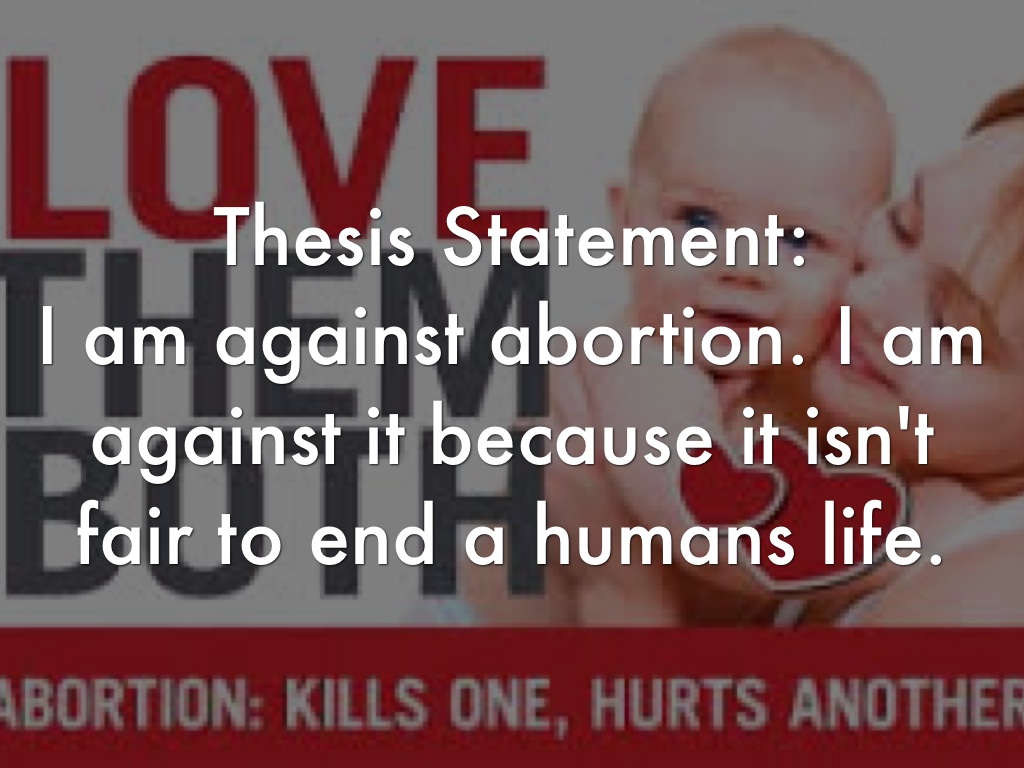 thesis about abortion