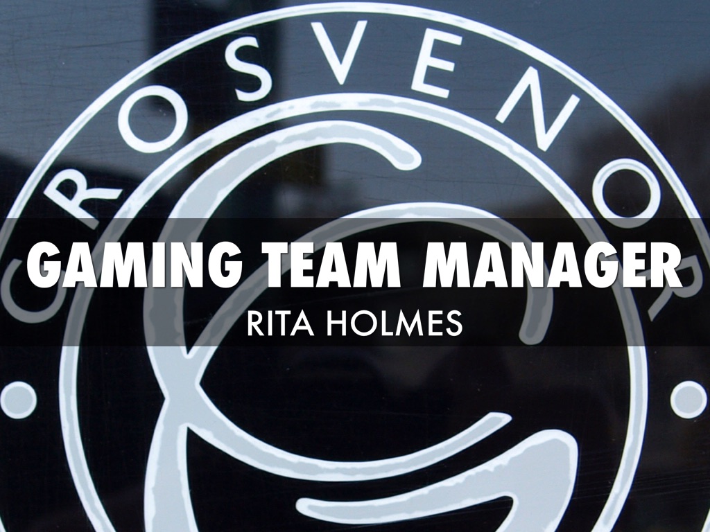 gaming team manager