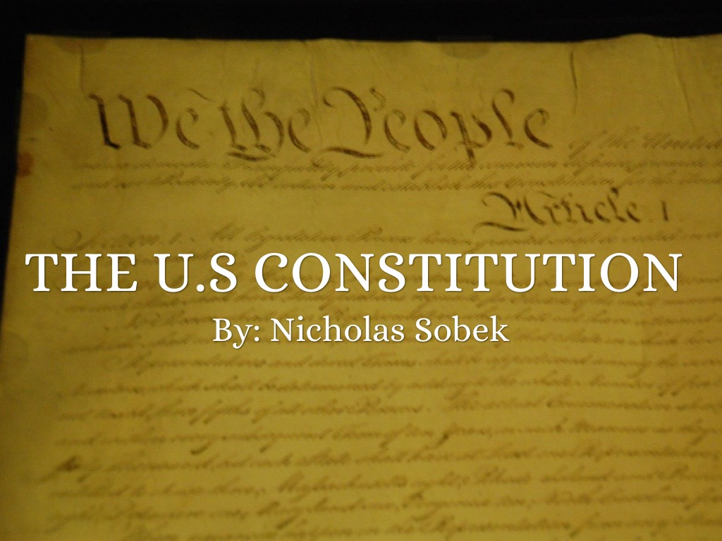 The. U.S. Constitution