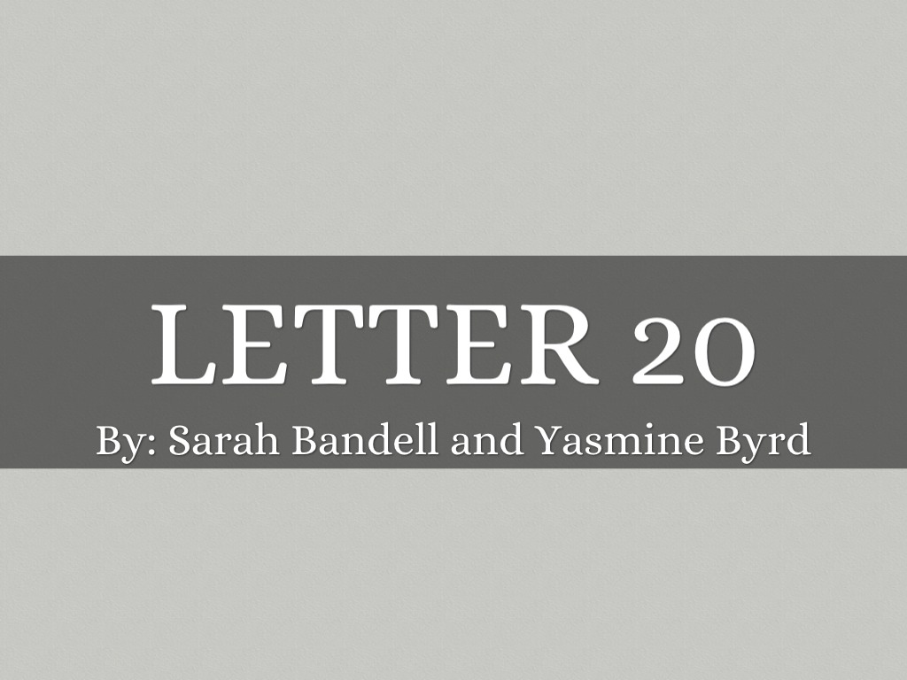 Screwtape : Letter 20