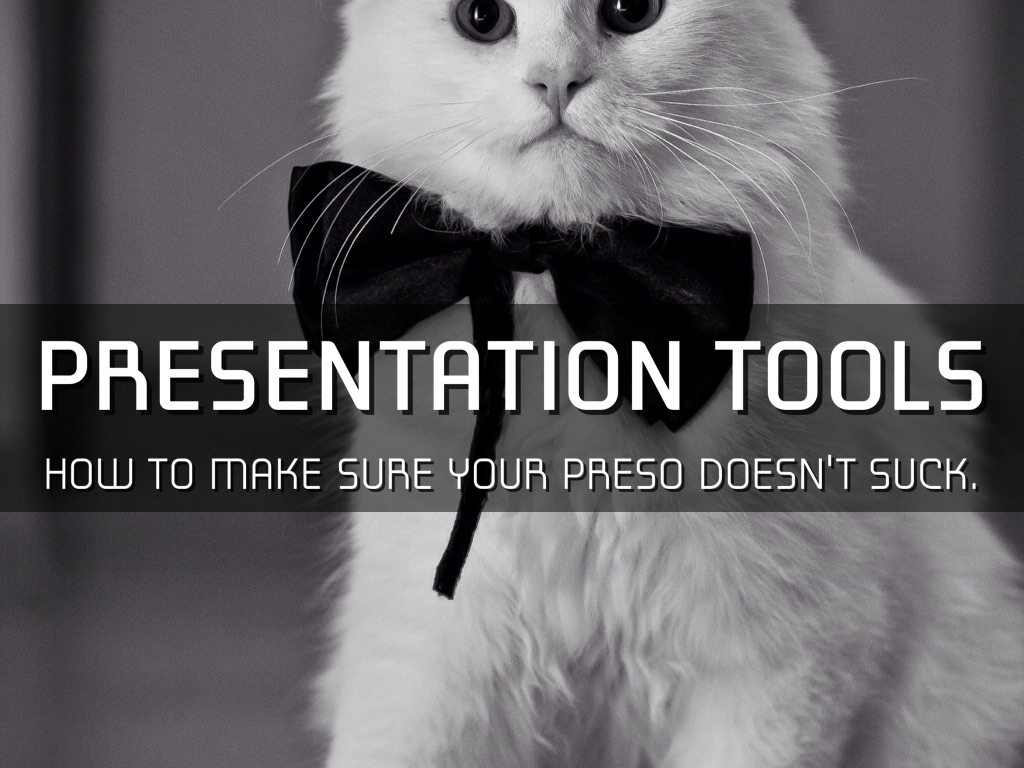 Presentations that don't suck