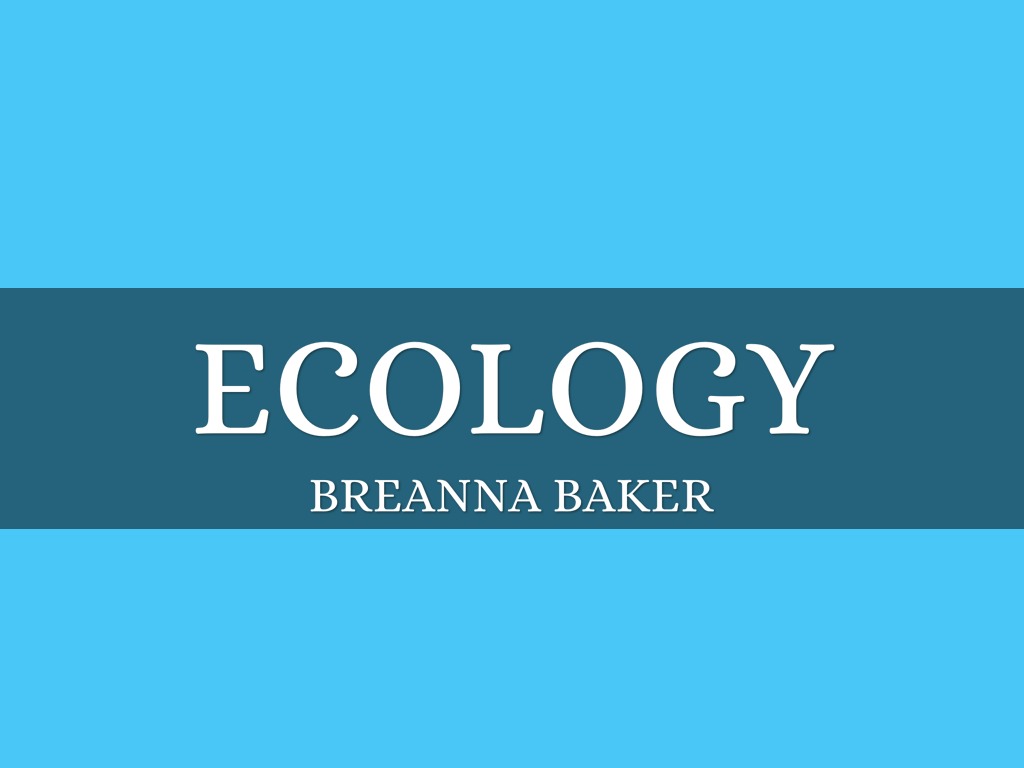 Ecology 