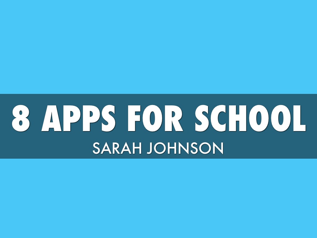 Apps for School
