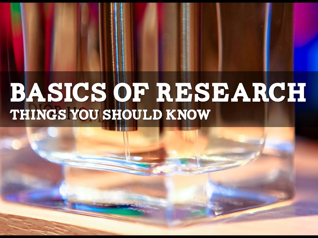 Basics of Research