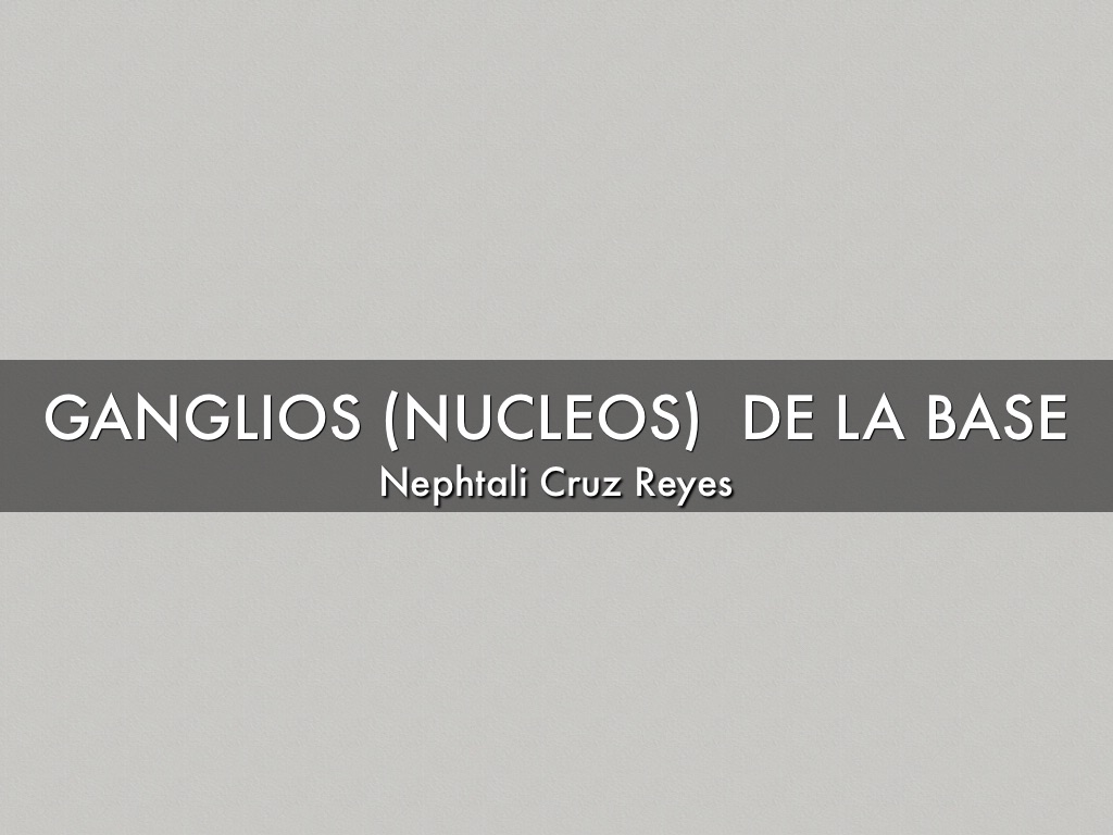 Copia de Basal Ganglia