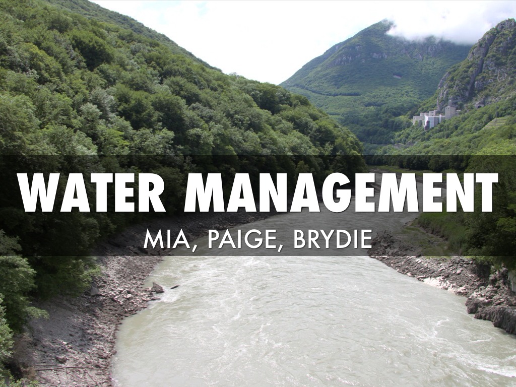 Science Water Management 