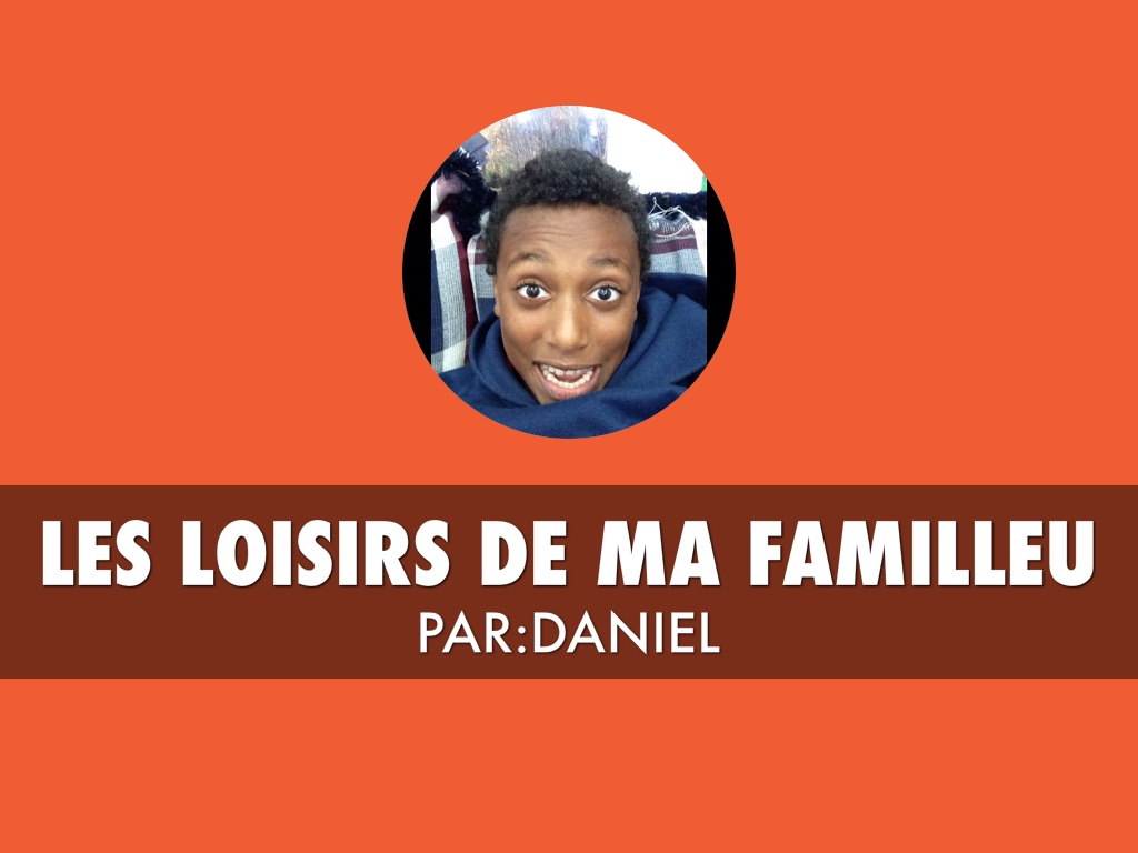 Sentence French:Daniel 