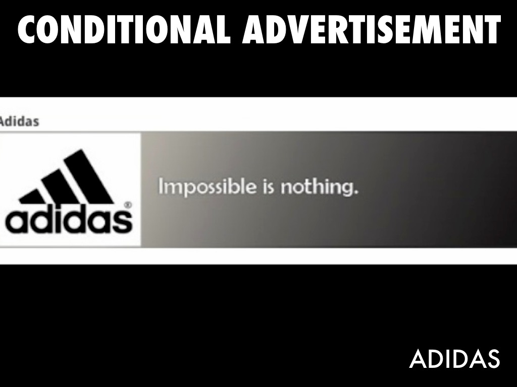 Conditional Advertisements