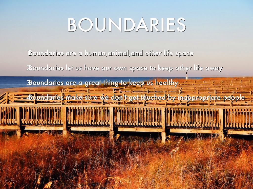 Boundaries