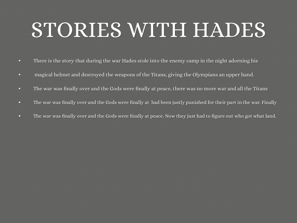 Greek Gods Project by Lilly Kreitzer