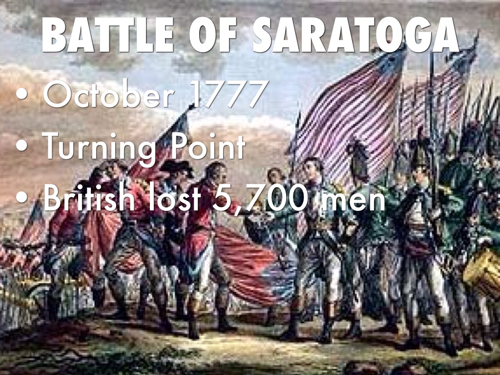 why the battle of saratoga the why the battle of saratoga the