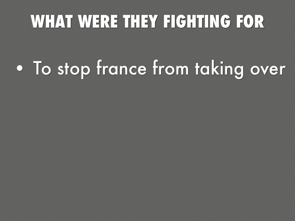 what they fought for what they fought for