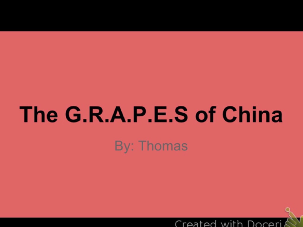 Grapes Of China by Thomas English