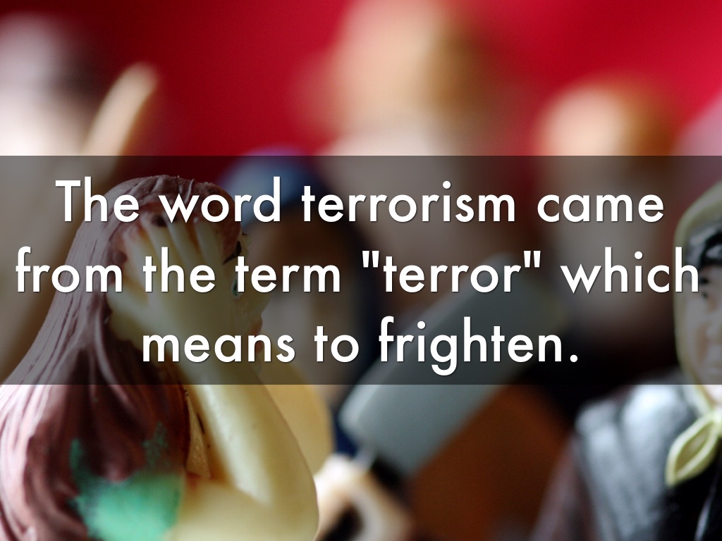 Terrorism by Victoria Osterhus