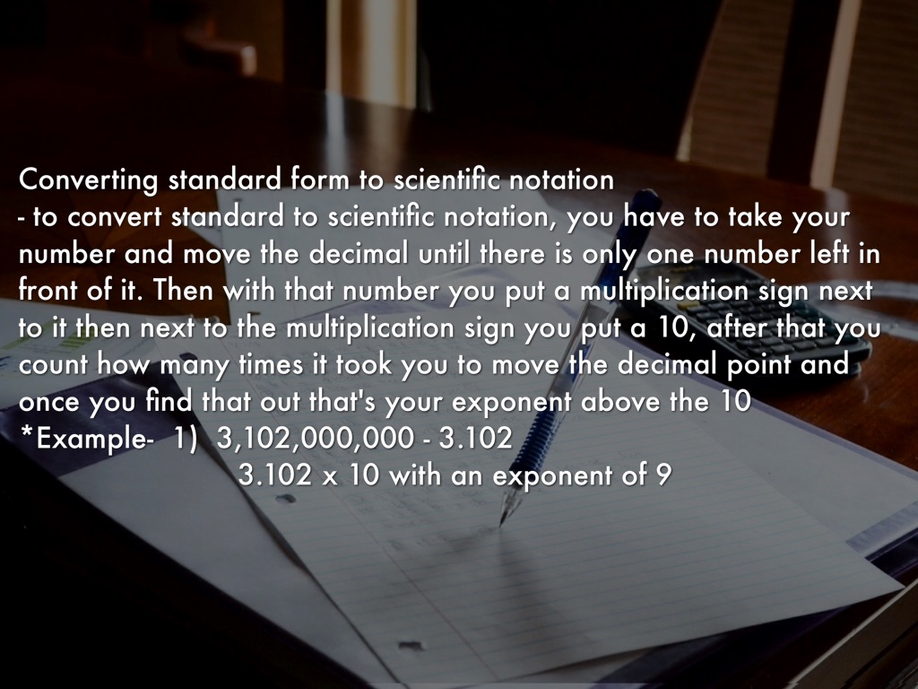 Scientific Notation