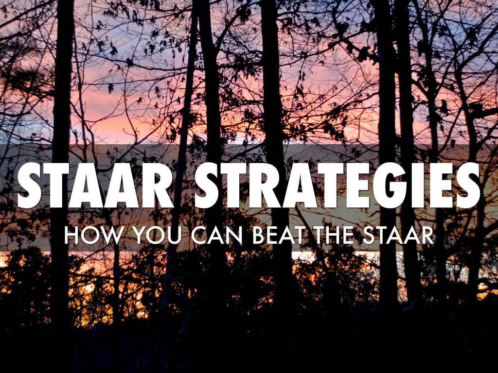 Staar Strategies