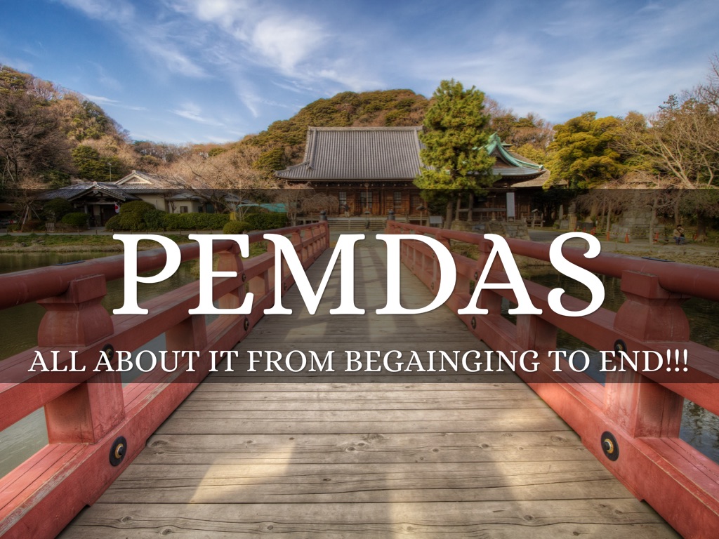 The Order Of Operation!!!