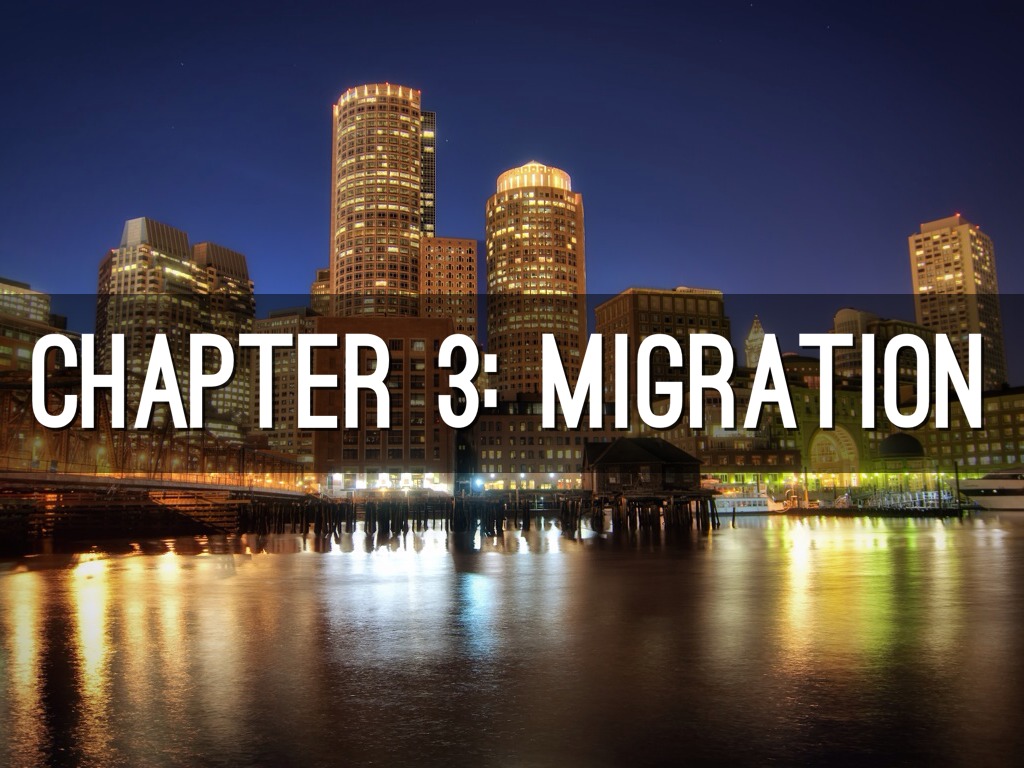 Chapter 3: Migration