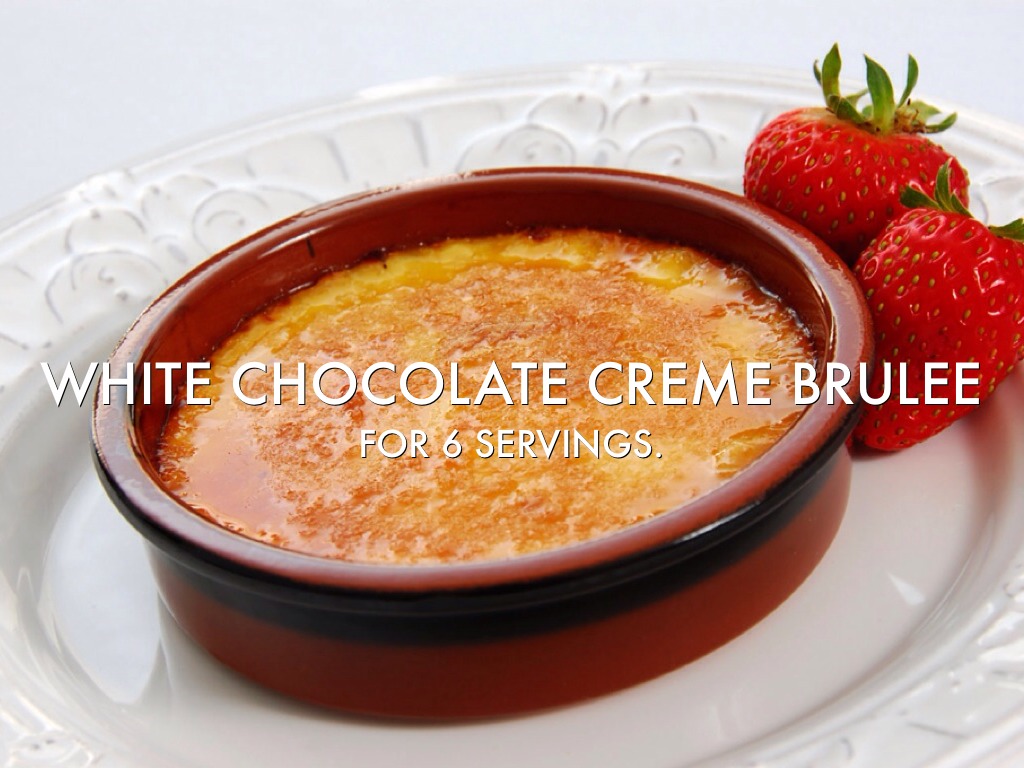 White Chocolate Creme Brûlée 