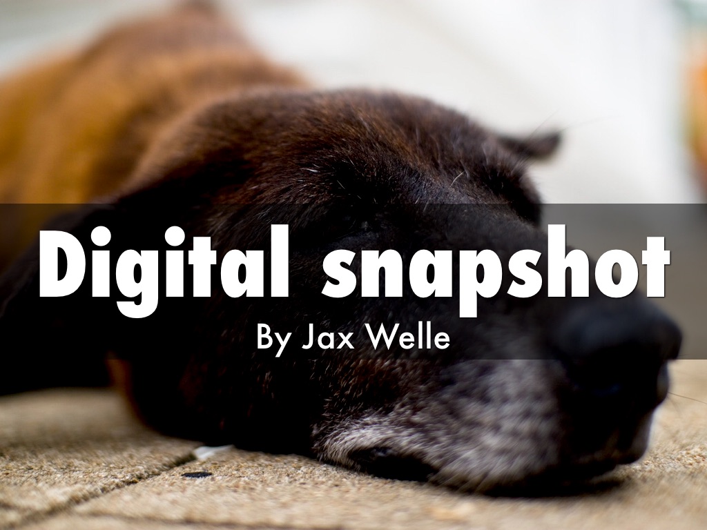 Digital Snapshot JW