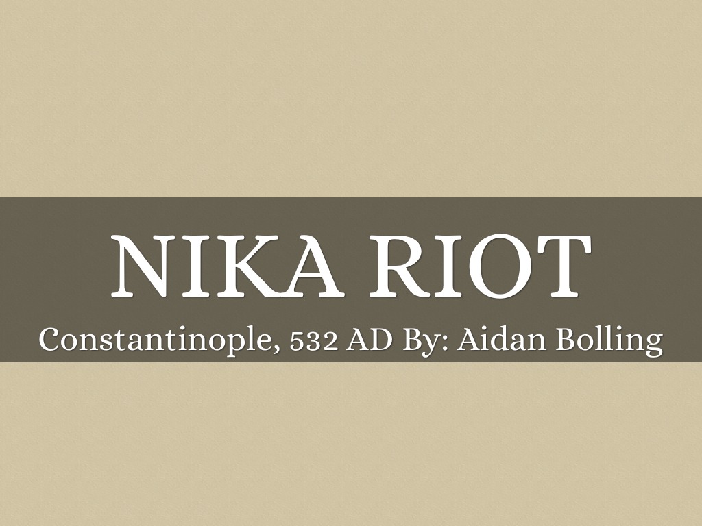 Nika Riot/Aidan Bolling by Aidan Bolling