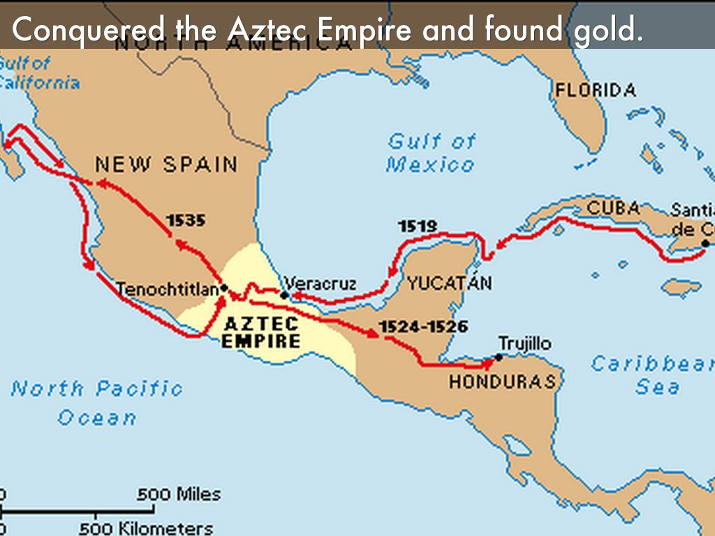 Spanish Conquest Map