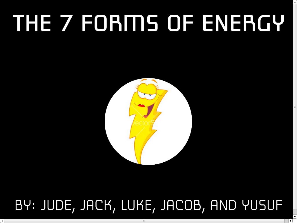 The 7 forms of energy by jude