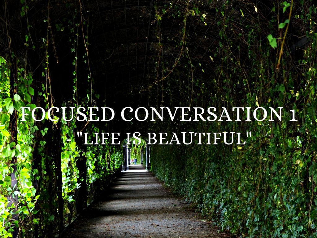 Focused Conversation 1