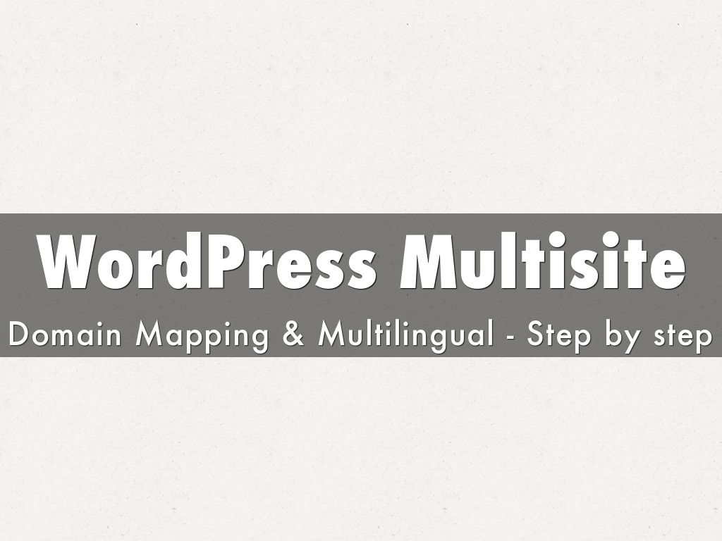 WordPress Multisite