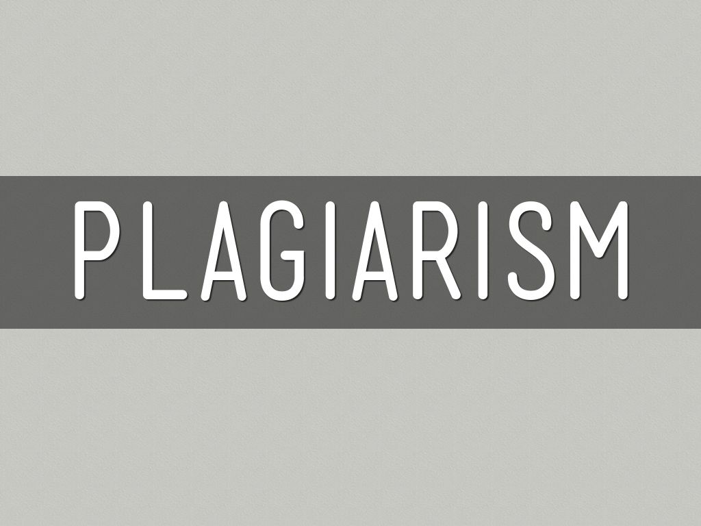  Plagiarism