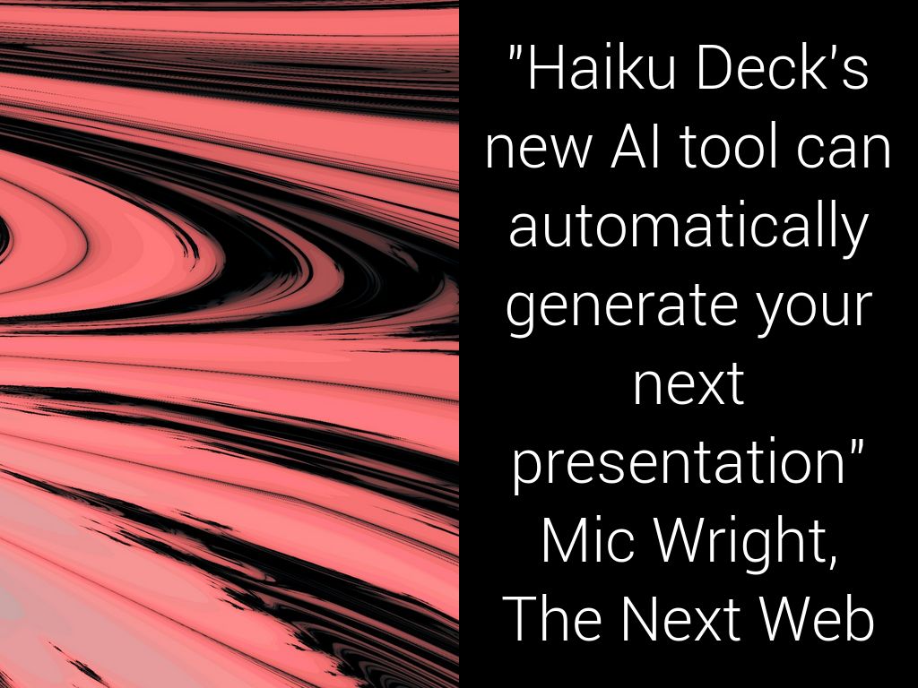 The Buzz About Haiku Deck Zuru by Team Haiku Deck