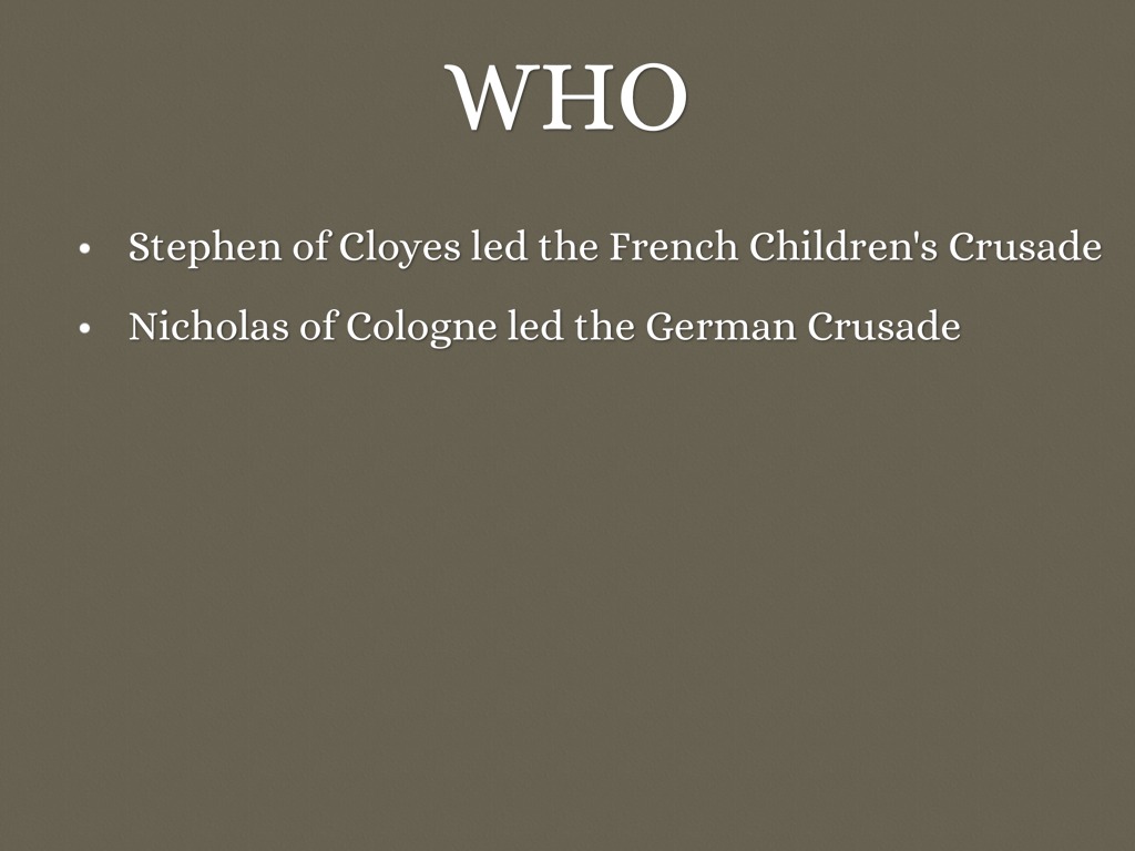 The Children's Crusade by cyoon333